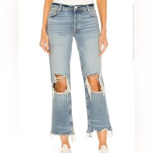 Maggie Mid Rise Straight Leg Jean